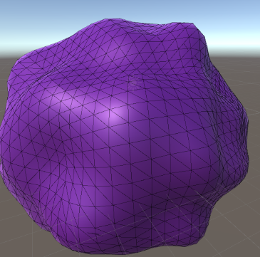 image of a sphere with generated noise