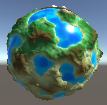 image of a generated planet