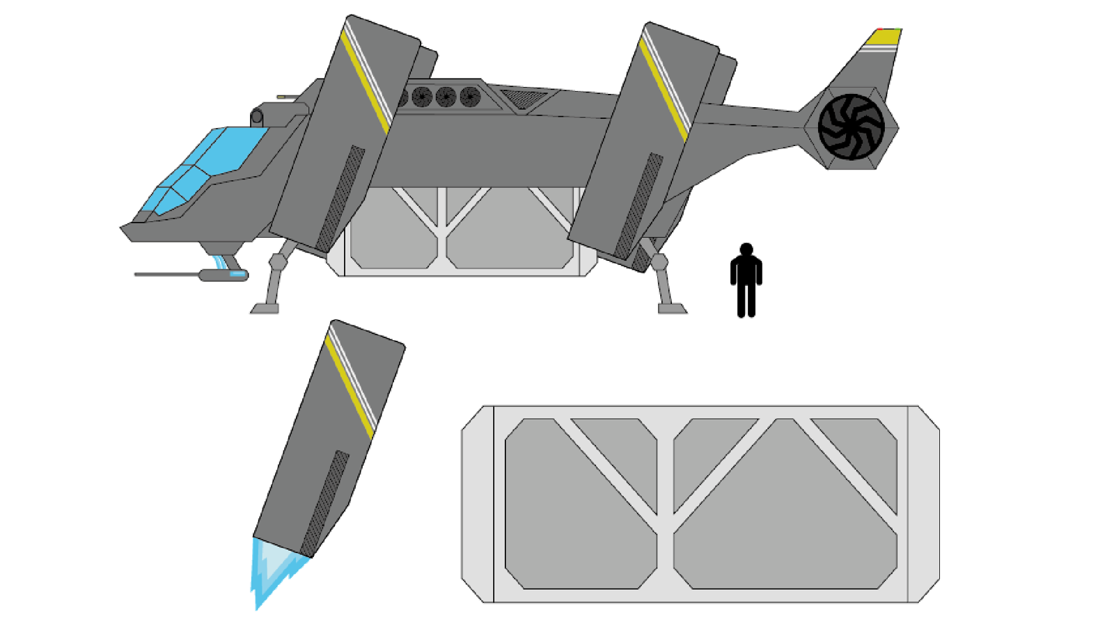 Plan for a ship model